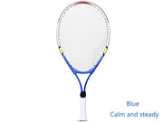 Hot Sale 23 Inch Special Tennis Racket for Teenagers Aluminum Alloy Tennis Racket Strong Nylon Wire for Children's Training 1pcs