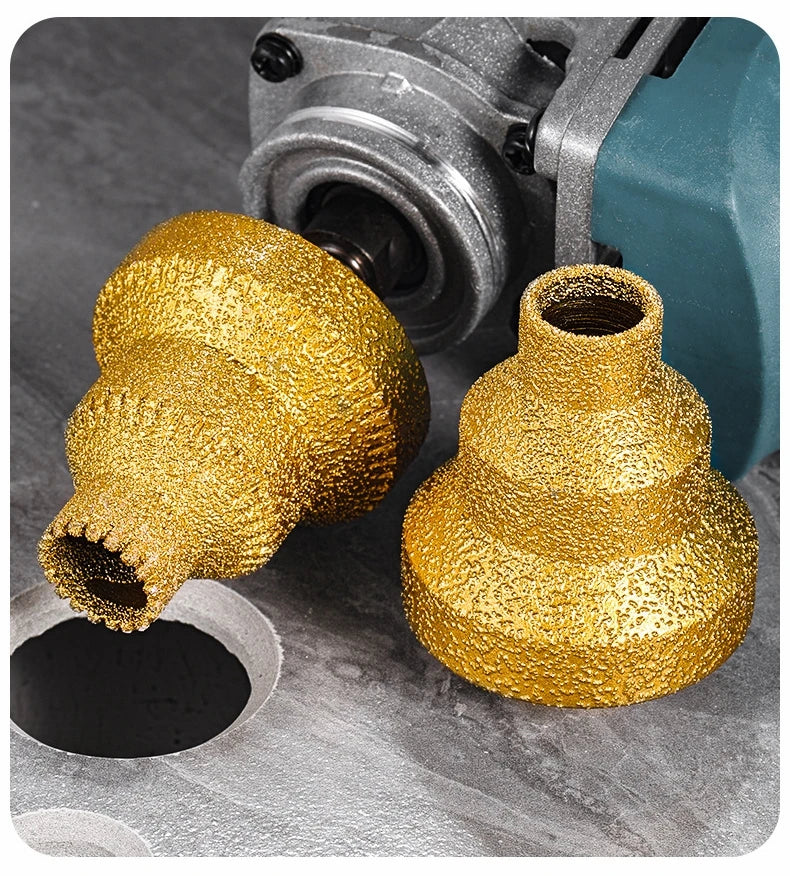 M10 Diamond Chamfer Router Bits Hole Saw Milling Tile Cutter Marble Concrete Reamer Masonry Drilling Crowns Construction Tools