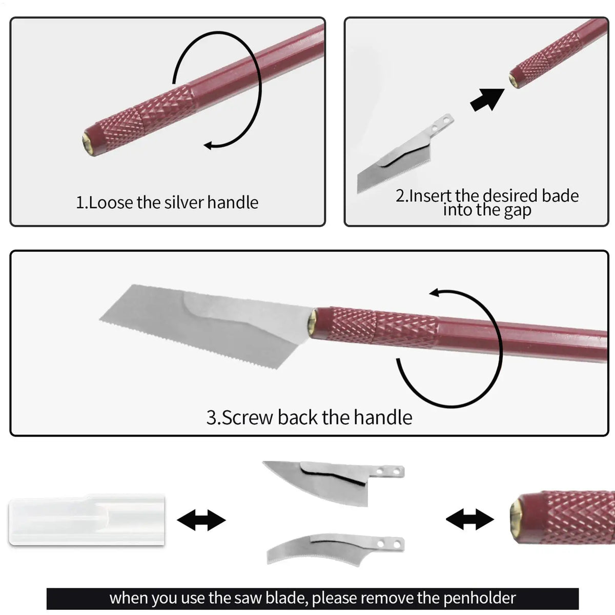 Hand Saw Model Tools Hand Model Modeling Tools Set Hobby Craft Saw Hacksaw Tool Kit with 4 Craft Cutters for Handcrafted Cutting