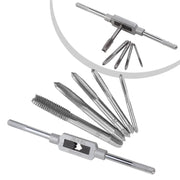 Adjustable Wrench T-Handle Milling Tap High Speed Steel Taps Metric Screwdriver Thread Tapping drill Holder Hand Tool Set