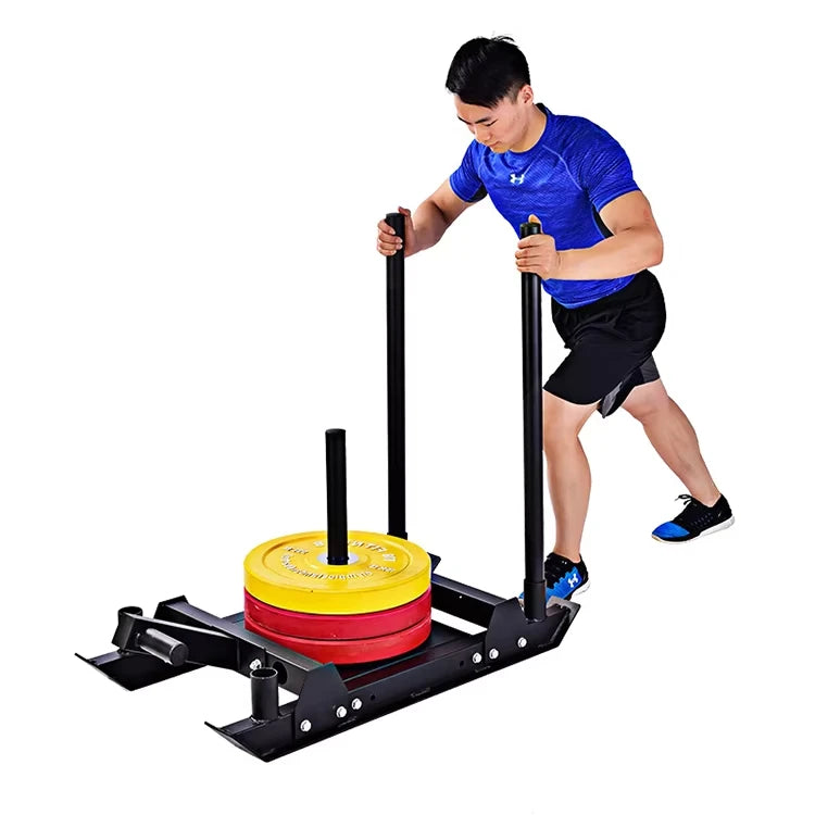 Fitness Equipment Weight Power Sled Weight Training Pull Sled For Athletic Exercise And Speed Improvement