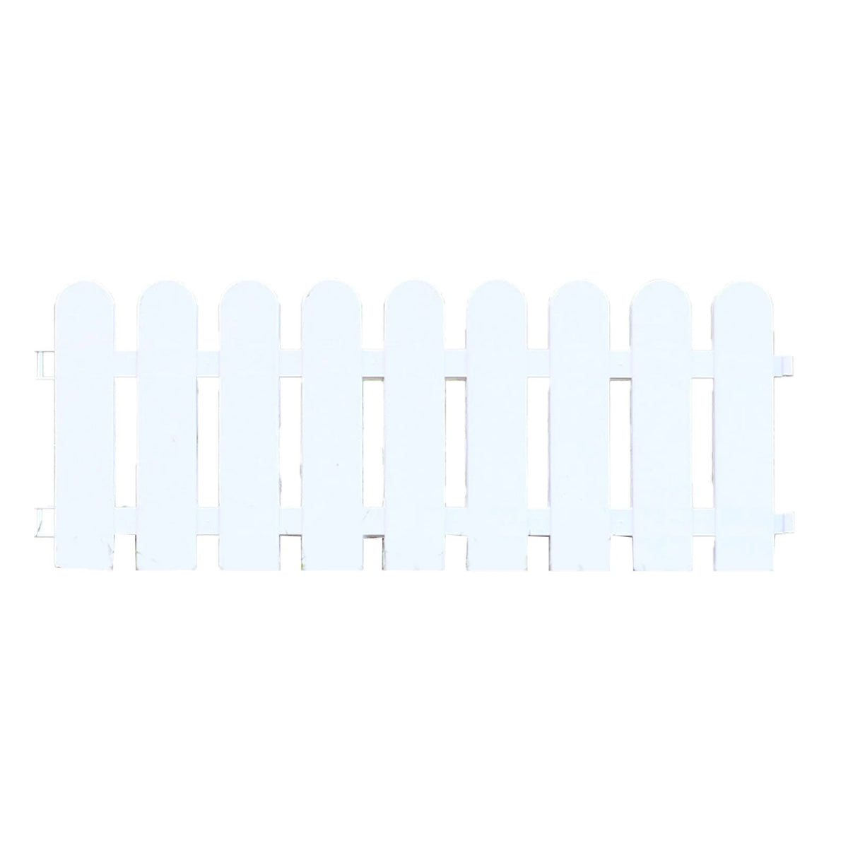Plant Borders White Edgings Garden Picket Fence Ornamental Grass Lawn Flowerbeds Plant Borders for Indoor and Outdoor Villas