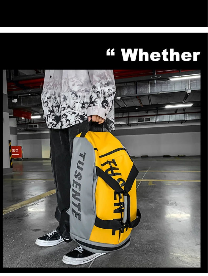 Sport Gym Bag Women Fitness Backpack Large Waterproof Multi-Functional Shoes Warehouse Men Travel Pack Sportsbag Shoulder Bag