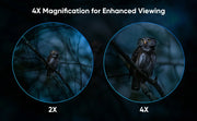 Night Vision Scope 50mm Focal Lens Vision Goggles  for Night Hunting Camping 850nm Day/Night Vision Monocular with Camera&Video