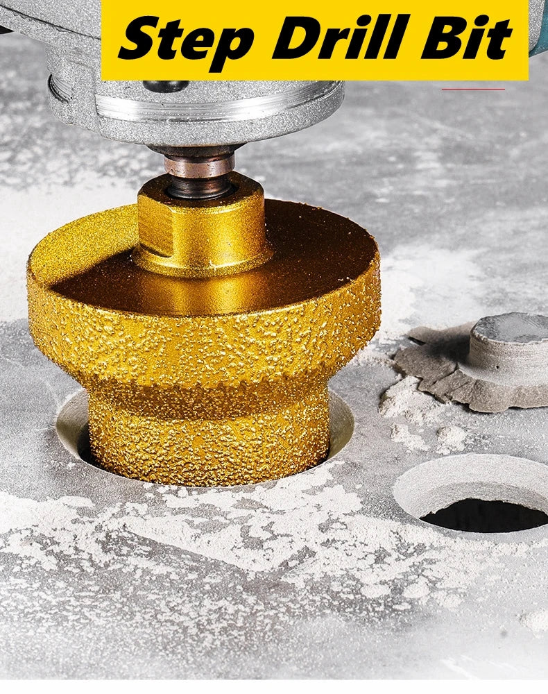 M10 Diamond Chamfer Router Bits Hole Saw Milling Tile Cutter Marble Concrete Reamer Masonry Drilling Crowns Construction Tools