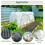 VELIF-Garden Arch Kit-For Vegetable For Raised Beds-Row Cover Greenhouse Garden Fabric-Easy Setup