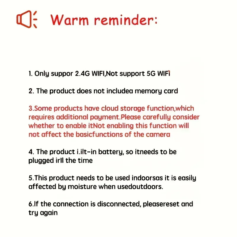 Mini WiFi Hidden Camera with Stand - 1pc, Compact 1080p Surveillance Cam, USB-Powered, Non-Waterproof, Ideal for Home, Office