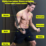 Fitness Pull Pedal Exercise At Home Fitness Exercise Resistance Band Sports Weight Loss Thin Belly Yoga Shaping Exerciser