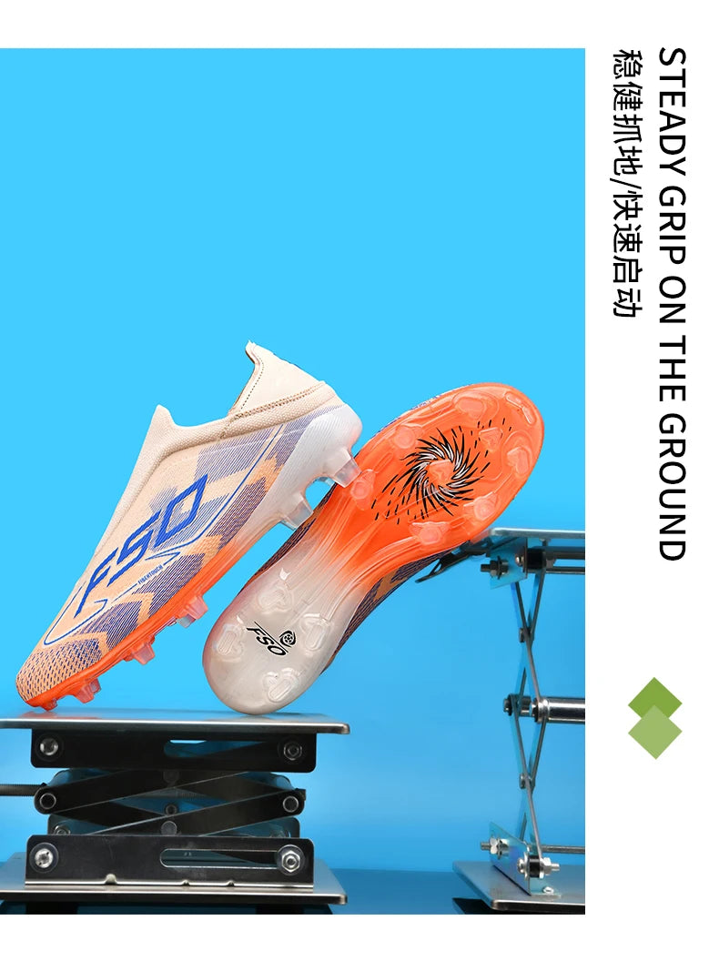Men Women Soccer Shoes Society Professional Ultralight Cleats Indoor Football Shoes Training Outdoor Football Boots Resistant