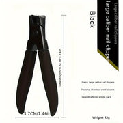 Professional Toenail Scissors Set - Extra Large Opening, Easy to Trimmer, High Quality, Ergonomic, Easy to Grip, Waterproof, Super Sharp, Durable - Suitable for Thick, Hard Toenails, Classic Style