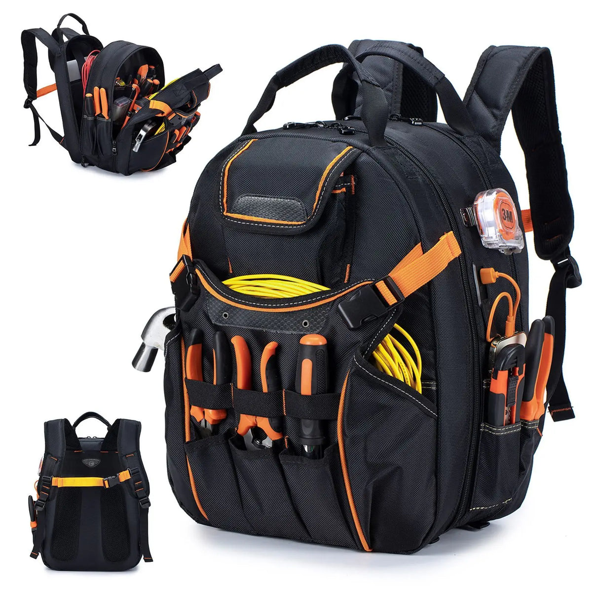 Electrician Tool Bag Professional Carpentry Complete Tools Bag Portable Waterproof Shoulder Straps Toolkit Oxford Toolkits