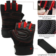 Gym Gloves Fitness Weight Lifting Gloves Body Building Training Sports Exercise Cycling Sport Workout Glove for Men Women