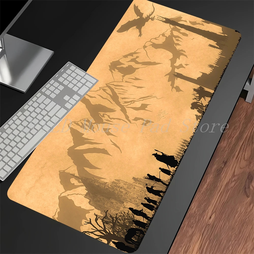 Pc Gamer Accessories L-lord of the Rings Mousepad Xxl Gaming Mouse Pad Desk Mat Keyboard Large Extended Protector Mice Keyboards