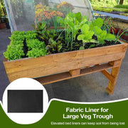 Landscaping Fabric Breathable Recyclable Waterproof Garden Bed Liner Ground Cover Gardening Pots, Planter & Accessories 1.6*2.9M
