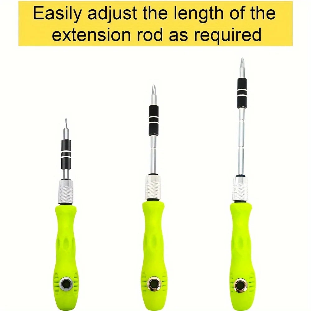 Screwdriver Set 33 in 1 Phillips Torx Hexagonal Precision Screw Driver Bit Manual Repair Tool for iPhone PC Camera Watch Glasses