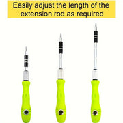 Screwdriver Set 33 in 1 Phillips Torx Hexagonal Precision Screw Driver Bit Manual Repair Tool for iPhone PC Camera Watch Glasses