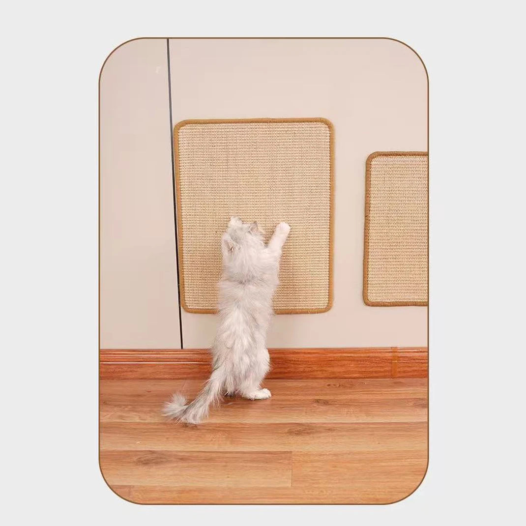 Cat sisal mat, cat scratching post, non-shedding cat scratching board, wall sticker, cat toy, sofa protector, pet toy