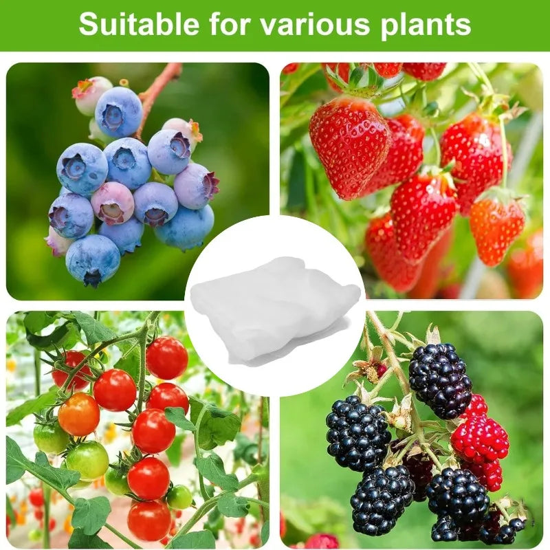 Garden Plant Insect Protection Net Vegetable Flower Fruit Protects Cover Network Greenhouse Net Pest Control Anti-Bird Supplies