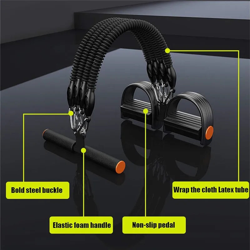 Fitness Pull Pedal Exercise At Home Fitness Exercise Resistance Band Sports Weight Loss Thin Belly Yoga Shaping Exerciser