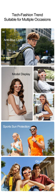 2026New800W Camera AI Glasses Men Color-Changing Smart Translation Glasses Photo Video Recording Waterproof Call SmartSunglasses