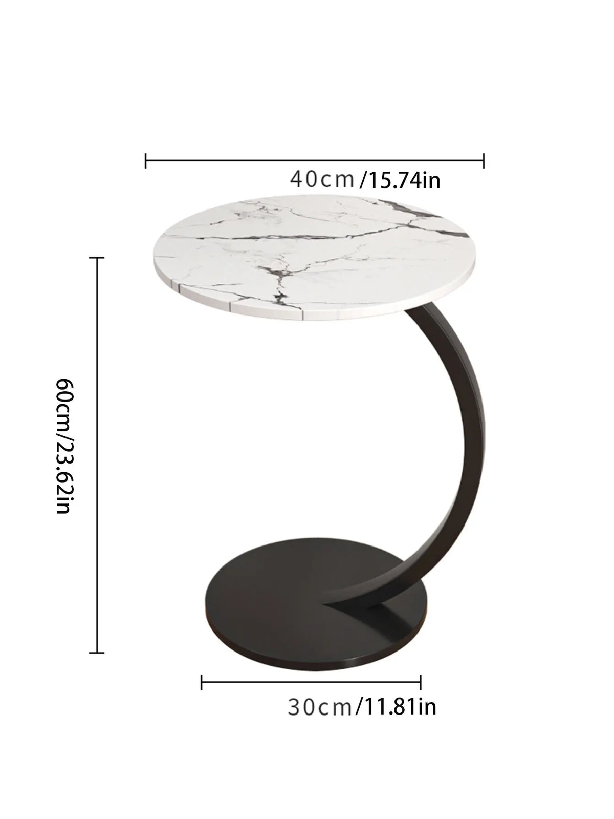 Coffee Tables Light Luxury Side Table Round Flower Bedside Table Bedside Home Study Desk Auxiliary Desk Living Room Furniture