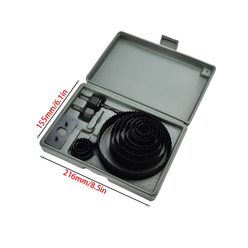 Woodworking hole saw, electric drill set, drywall spotlight tools, hole saw, drywall hole saw, woodworking tool set
