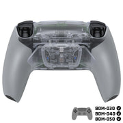 eXtremeRate RISE4 Plus MAX Remappable Back Button Kit w/Clicky Trigger Stop & Rubberized Grip for ps5 Controller BDM-030 040 050
