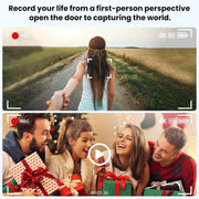 New 8 Million Pixels Camera Smart Glasses Recording Videos AI Photo Recognition Answer Translation Waterproof Blue light Glasses