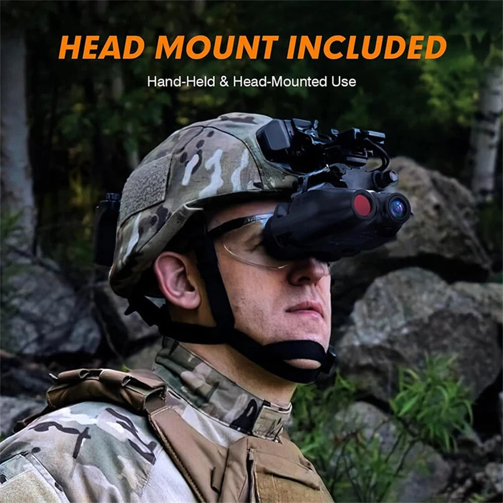GTMEDIA N4 Night Vision Binoculars Infrared Night-Visions Device 1080P 5X Digital Zoom Head Mount Goggles Day/Night Use Outdoor