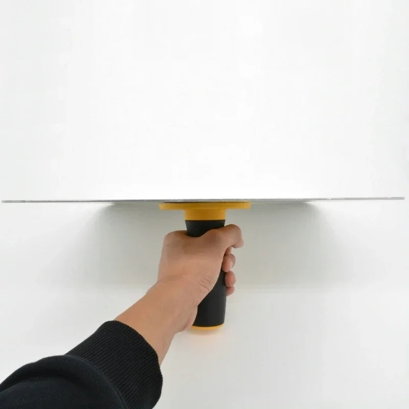 Construction Aluminium Plate Finishing Craftsman Trowel Mortar Board Plastering Tool Paint Holder With Lightweight Handle Holder