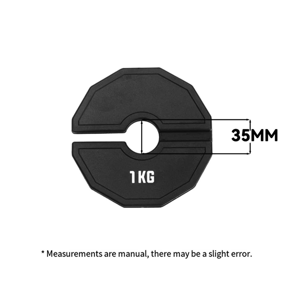 Gym Micro-Plates 0.25/0.5/1kg Dumbbell Fractional Weight Plate Rubber Fractional Weight Plates Add-on Change  Weight Plate