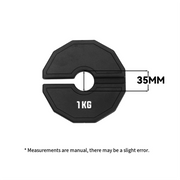 Gym Micro-Plates 0.25/0.5/1kg Dumbbell Fractional Weight Plate Rubber Fractional Weight Plates Add-on Change  Weight Plate