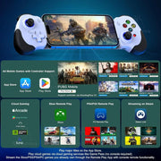 Mobile Phone Controller Mobile Gaming Wireless Gamepad Android/iOS Dual Vibration Motors Hall Effect Joystick Joypad Accessories