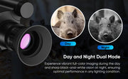 Night Vision Scope 50mm Focal Lens Vision Goggles  for Night Hunting Camping 850nm Day/Night Vision Monocular with Camera&Video