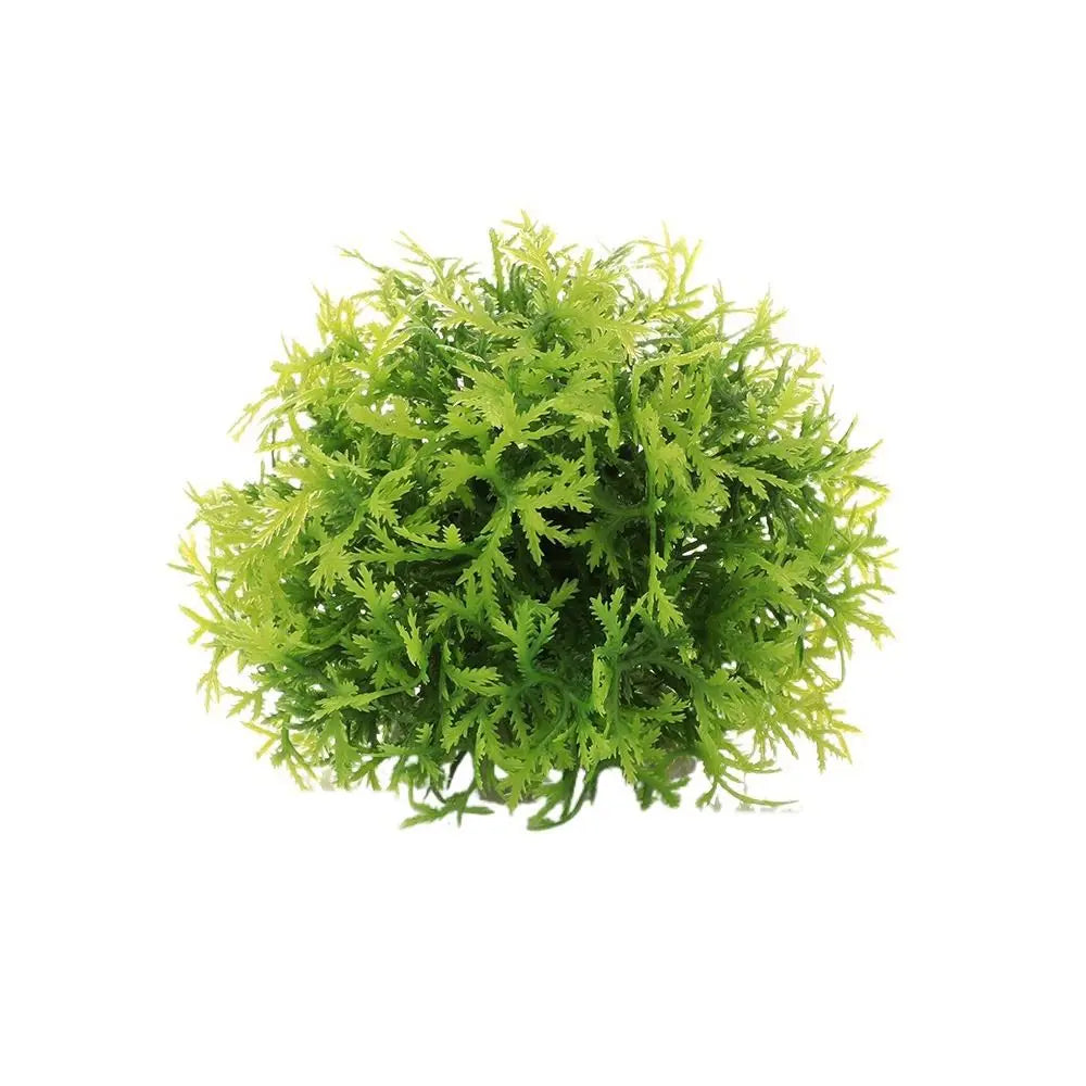 Fish Tank Accessories Simulation Aquatic Plants Ball Plastic Realistic Water Grass Ball 9cm Artificial Water Plants Aquarium