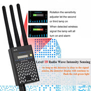 Anti Spy Hidden Camera RF Detector bug Finder GPS Tracker 4G 5G Mobile Signal WiFi bluetooth Scanner Find Out Spy Gadgets Detect