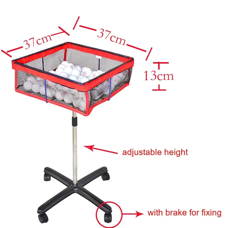Table tennis Training Device Dedicated Multi-ball Basket Collector Set Moving Multi-ball Storage Basin Tennis Accessories