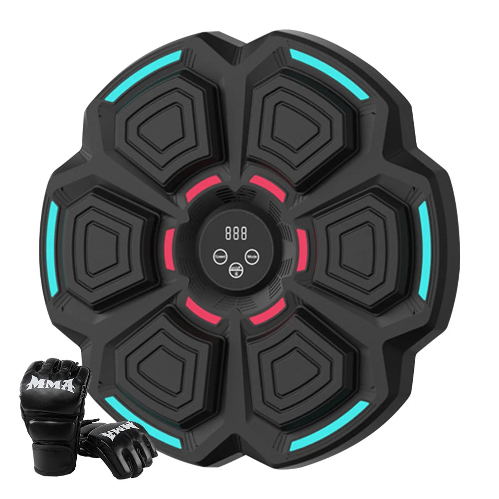 Music Boxing Machine Adult/Children Sport Fitness Smart BT Boxing Trainer Home Exercise Response Training Boxing Wall Target
