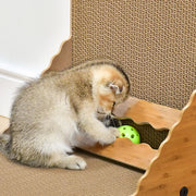 Cat scratching board vertical scratching post duarable cat scratcher high quality Corrugated cardboard Cat Scratching pad