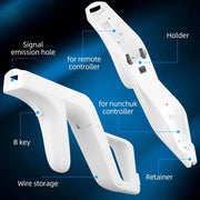 Shooting Gun Gaming Accessories Detachable Zapper Gun for Wii Remote Controller Gaming Control Games AccessoriesRemote