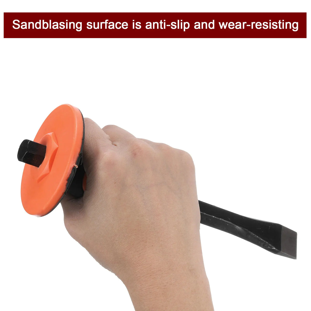 Masonry Chisel 9.8" 11.8" Pointed Head Rock 9.7" 11.4" Flat Head Rock Concrete Mortar Stone Brick Chisel with Hand Guard