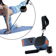Fitness Equipment Adjustable Resistance Electric Counting LCD Display Strength Trainer for Yoga Adults Exercise Workout Shoulder