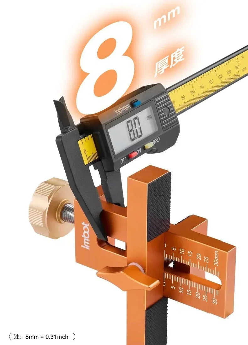 Woodworking Cabinet Door Installation Jig,Door Panel Installation Rebounding Device Drilling Tool 2 in 1 Quick Positioning Tool