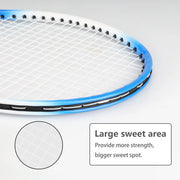 2pcs Tennis Rackets Included Tennis Bag And Tennis Sports Exercise Racquet Set Youth Games Outdoor,Suitable for Beginner