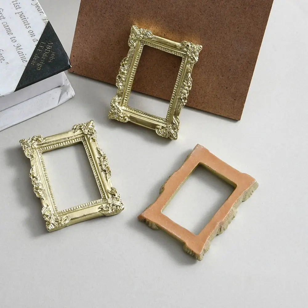 European Design Artistic Atmosphere Anti-Deformed Home Decor Photo Frames Desktop Ornaments Resin Crafts Jewelry Shots Backdrop