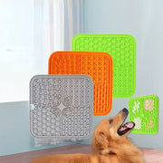 Silicone Dog Supplies: Pet Lick Mat, Slow Food Plate, Bathing Distraction Sucker, Food Training Feeder