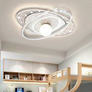 Nordic smart ceiling light home decor led pink blue star ring light  for children‘'s room dimmable luxury boy room decor lights