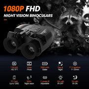 GTMEDIA N4 Night Vision Binoculars Infrared Night-Visions Device 1080P 5X Digital Zoom Head Mount Goggles Day/Night Use Outdoor