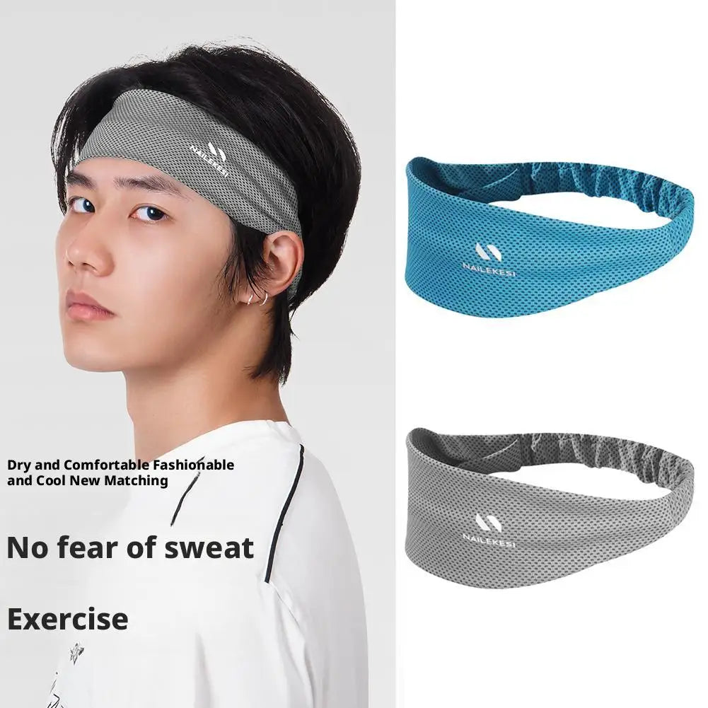 Sport Headband Breathable Non Slip Sweatband Fitness Running Tennis Headband Lightweight Sweat Wicking Hairband