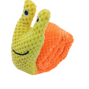 Dog Puzzle Feeder Interactive Toy Indestructible Plush Sound Squeak Puppy Toys For Resistant Foldable Snail Dogs Pet Supplies